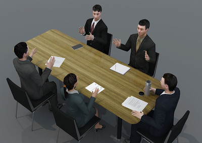 配景人物 漫游 開會 白領(lǐng) 鼓掌 會議 商務(wù) 場景 動畫