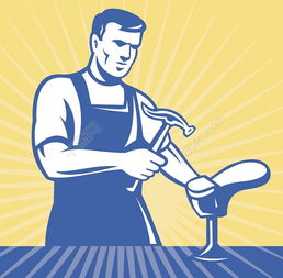 鞋匠補(bǔ)鞋復(fù)古風(fēng)格修復(fù)矢量圖免費(fèi)下載 eps格式 編號(hào)15152567 千圖網(wǎng)